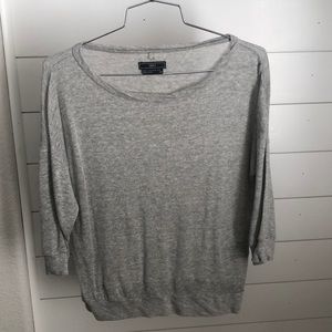 Obey Scoop Neck 3/4 Sleeve Top